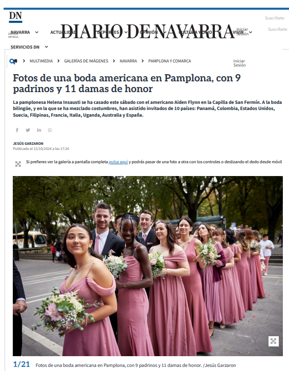 Boda de Helena Insausti y Aiden Flynn con maquillaje de Make Up Vartiz